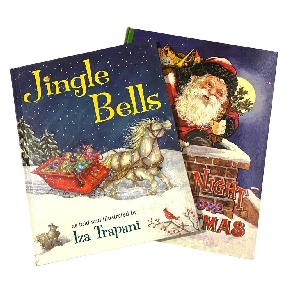 Jingle Bells The Night Before Christmas Childrens Picture Books Holiday Colorful